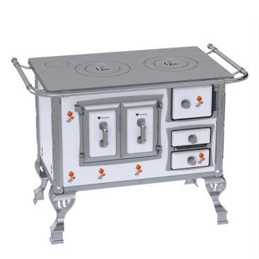 Imagem de Fogao a Lenha Venax GII n 1 Sec XVIII Branco Flor SE