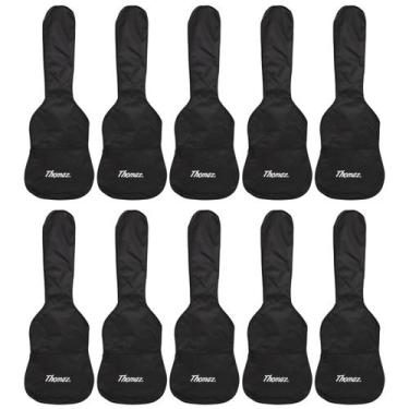 Imagem de Kit 10 Capas para Guitarra Elétrica Preta Thomaz