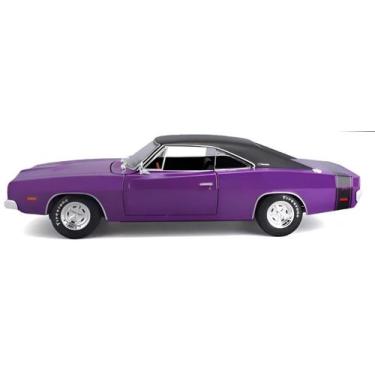 Imagem de Miniatura Carro Dodge Charger R/T (1969) roxo 1:18 - Maisto