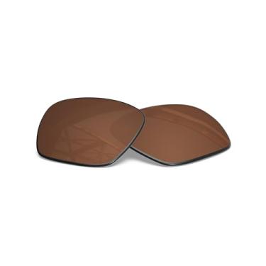 Imagem de SmartVLT Lentes de substituição masculinas marrom âmbar para óculos de sol Oakley Catalyst OO9272