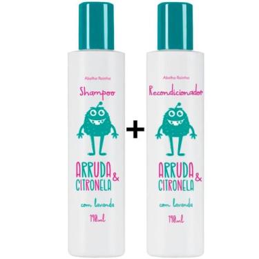 Imagem de Shampoo + Recondicionador Arruda E Citronela Contra Piolhos - Abelha R