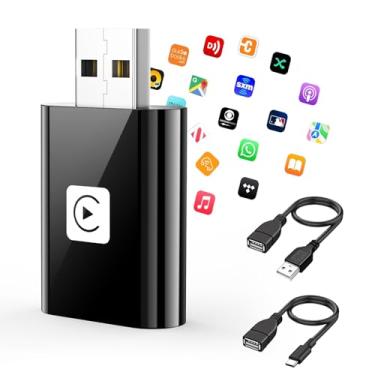 Imagem de Mini adaptador Carplay para iPhone, adaptador carplay universal estável 2025, conversão rápida com fio de fábrica para carros CarPlay Dongle para Apple para iOS