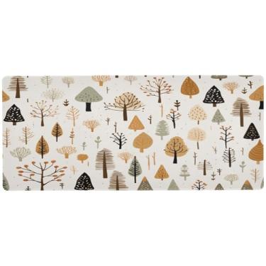 Imagem de Wassud Ilustrações Padrão de Natal Mouse Pad Organizador de Mesa Grande Teclado de Computador Tapete de Mouse Pad de Mesa Material de Escritório 89,9 cm x 15,7 cm