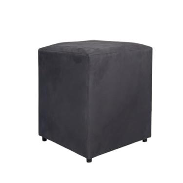 Imagem de Quadrado Em E Estofado Em Veludo Suporta Até 150kl(Cinza chumbo)