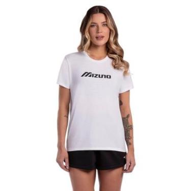 Imagem de Camiseta Feminina Mizuno Basic Run Bird G Branco-Feminino