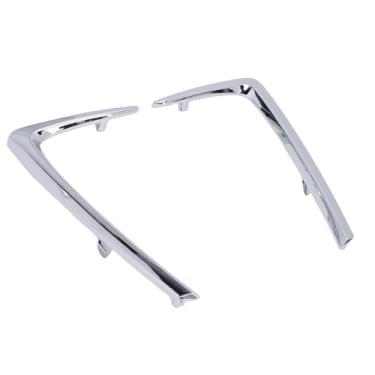 Imagem de Diydeg Friso Lateral da Grade do Para choque Dianteiro, 53124 WB001 Cromado Prateado, Substituição para Toyta Scio iA 2016 2017 2018, Instalação por Encaixe, Superfície Fácil Limpar