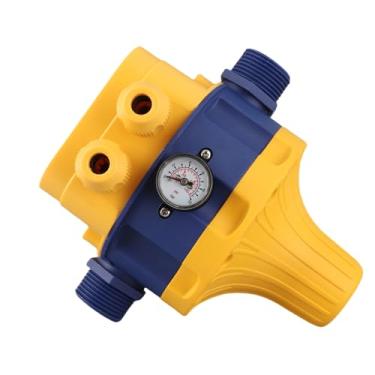 Imagem de Cryfokt Controlador Automático de Bomba de água, Interruptor de Pressão Eletrônico 145psi, Proteção Ajustável contra Escassez para Uso Doméstico, Aço Inoxidável, Bomba Multiestágio Material: ABS