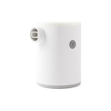 Imagem de Inflador Recarregável USB, 280 L/min, 0.58 PSI, Bateria 4000mAh, Portátil, Plástico ABS, com Cabo USB Tipo-C e Kit de Bicos, 16x7.5cm