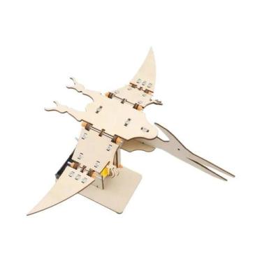 Imagem de Kit STEM De Dinossauro Para Crianças Quebra-Cabeça De Madeira 3D Model