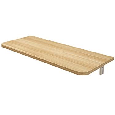 Imagem de TRGCJGH Mesa dobrável de parede mesa de parede flutuante folha suspensa mesa de jantar de computador flutuante para casa cozinha escritório casa, A-90 x 30 cm