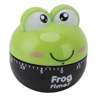 Imagem de Acouto Temporizador de Cozinha Mecânico Temporizador de Máquinas de Desenho Animado Alta Precisão 60 Minutos de Cozinha Mecânico de de Contagem Regressiva Manual Casa e (Verde)