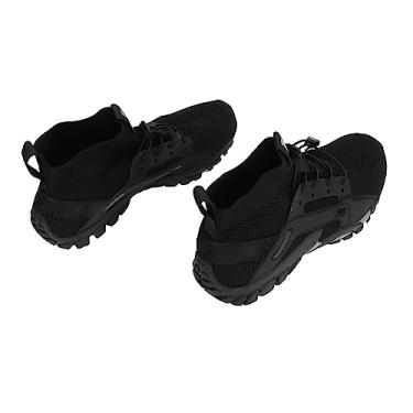 Imagem de Sapatos de Trabalho Ao Ar Livre, Solado Antiderrapante Preto para Caminhada (44)
