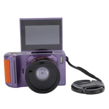 Imagem de Zopsc Câmera Digital 4K 64MP Com Tela Flip de 3 ", Zoom 18x, Foco Automático, Anti Shake, Wifi Fotografia Em Vlog de Vídeo Cames para Viagem, Detecção de Expressão Facial (Roxo)