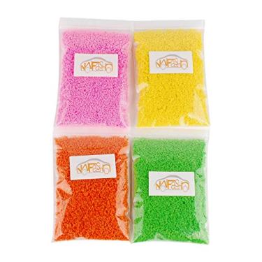 Imagem de NWFashion 4 x 30 g vestido árvore flor grama molho disperso flock para miniaturas modelo (4 cores mistas B)