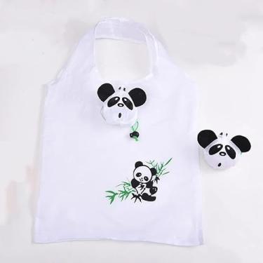 Imagem de Sacola de compras dobrável de grande capacidade bolsa de armazenamento de supermercado bolsa reutilizável ecológica (A3)