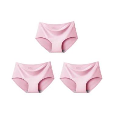 Imagem de Conjunto De Calcinhas Sem Costura De Cintura Baixa Para Mulheres, Ling