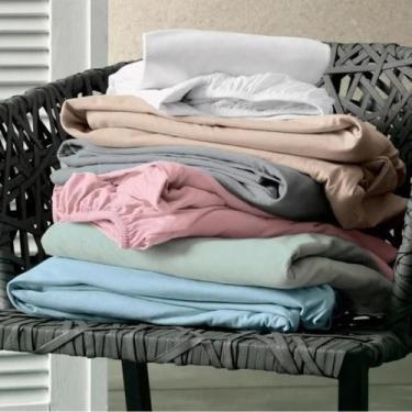 Imagem de Lençol Avulso King c/ Elástico Malha 100% Algodão - Altenburg (confira