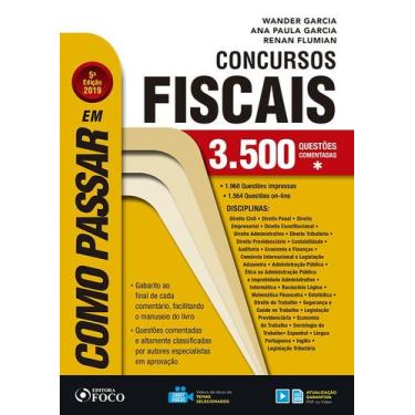 Imagem de Livro - Como passar em concursos fiscais - 5ª edição - 2019