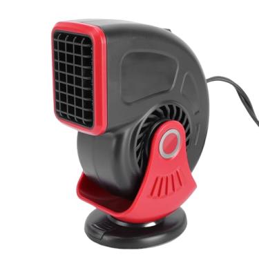 Imagem de Asixxsix Aquecedor automotivo, desembaçador de para- de 150W com purificação de íons negativos, fluxo de ar amplo de 360°, monitoramento de temperatura, aquecimento e resfriamento (vermelho)