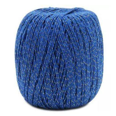 Imagem de Barbante EuroRoma Brilho Ouro 4/6 400g - Cor 903 - Azul Royal - no-bra