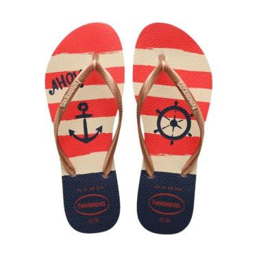 Imagem de Chinelo Feminino Havaianas Slim Nautical Original-Feminino