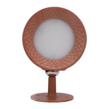 Imagem de Generic Luz de Arandela de Montagem na Parede, Lâmpada de Cabeceira Magnética Sem Fio Recarregável Usb para Estudo para Cabeceira (Grão de madeira multicolorido RGB de 3)