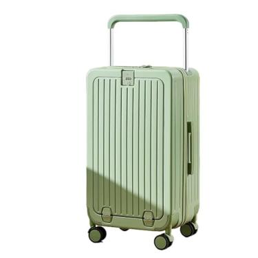 Imagem de Tourister Bagagem para PC com alça larga e abertura frontal de 26 polegadas: mala multifuncional com porta USB e separação entre seco e úmido(Fruit Green,22 inches)