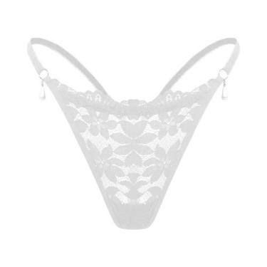 Imagem de Tanga Floral Sexy De Baixa Cintura Em Várias Cores, Lingerie Íntima Pa