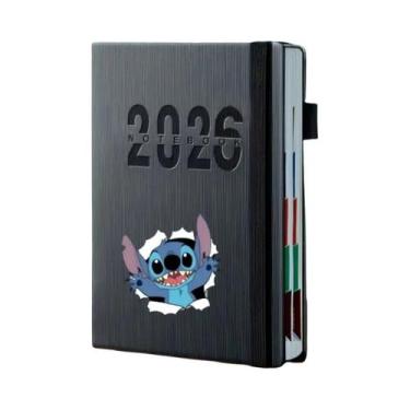 Imagem de Calendário Planner Stitch Disney 2026, Caderno De Planejamento Diário,
