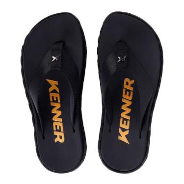 Imagem de Chinelo Kenner Megah Pop Masculino Preto Preto TAMANHO:41, 41