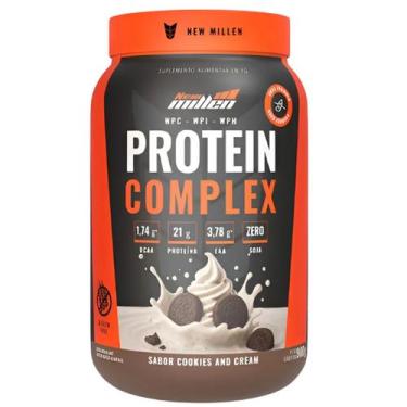 Imagem de Whey Protein Complex New Millen Blend Proteico Pote 900g -, Cookies n'