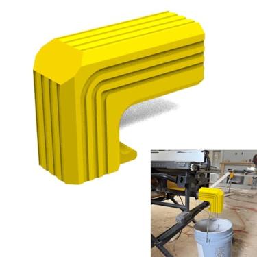 Imagem de Adaptador de coleta de poeira de serra de mesa DWE7485 - Porta de encaixe para poeira com gancho, design compacto para coleta eficiente de serragem, instalação sem ferramentas para serras de mesa de