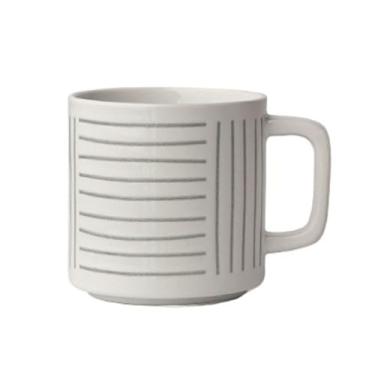 Imagem de Caneca moderna de linha geométrica simples xícara de café xícara de cerâmica para chá, cacau, leite, café, em casa e escritório, utensílios para bebidas (verde)