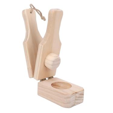 Imagem de POCREATION Espremedor de Banana de Madeira, Ferramenta de Prensa de Banana Reutilizável para Cozinha Com Molde de Cesta, Esmagador de Frutas Multiuso Fácil de Usar para Frita e Pão