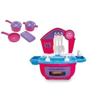 Imagem de Mini Cozinha Brinquedo Infantil BS Toys Cozinha de Brincar