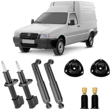 Imagem de 4 Amortecedor Fiat Fiorino 93 94 95 96 97 98 99 Nakata E Kit