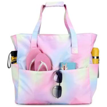 Imagem de Bolsa de piscina de praia Bluboon para mulheres com compartimento úmid