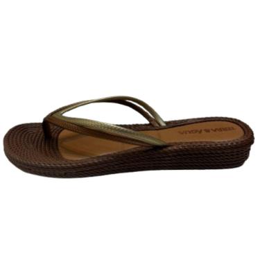 Imagem de Chinelo Dedo Solado Alto Duas Tiras Terra e Agua Tamanho:37;Cor:-Feminino