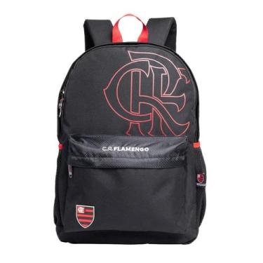 Imagem de Mochila De Costas Flamengo Juvenil Escolar Passeio - Preto - Xeryus