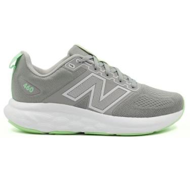 Imagem de Tênis New Balance 460 V4 Feminino, Cinza, Verde claro, 36