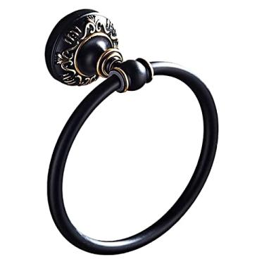 Imagem de Secador de toalhas, toalheiro para banheiro, toalheiro redondo para banheiro, toalheiro montado na parede, conjunto de barra de toalha de alumínio formiga