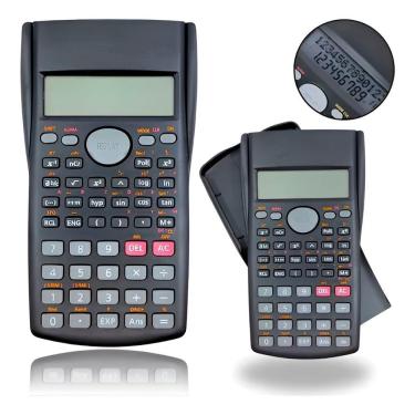 Imagem de Calculadora Científica Portátil 240 Funções Display 2 Linhas