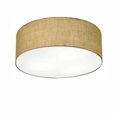 Imagem de Plafon De Sobrepor Cilíndrico Sp-3014 Cúpula Cor Palha