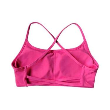 Imagem de Sutiã Esportivo Feminino Sem Costura Com Suporte Alto, Halter, Push-up