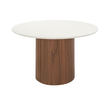 Imagem de Mesa de Jantar 6 Lugares Kalina Madeira Apartamento Cozinha