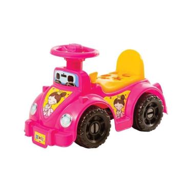 Imagem de Carrinho Andador Interativo Princesas Buzina Peças Encaixar