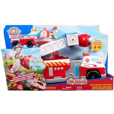 Imagem de Patrulha Canina Caminhao de Bombeiro Deluxe Fire Rescue