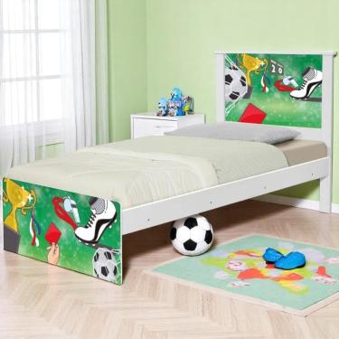 Imagem de Bi Cama Juvenil Zap Futebol Placar com Colchões