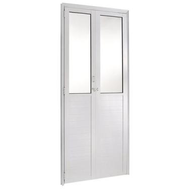 Imagem de Porta Lambril Camarão Vidro Mini Boreal 210x70 Fortsul Esquadrisul Abe