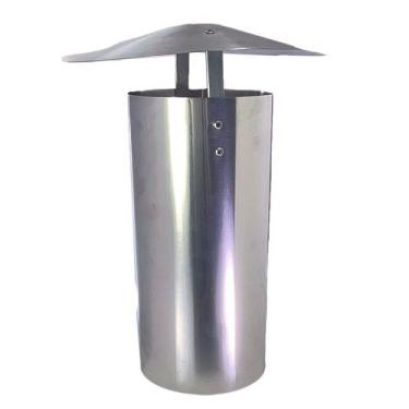 Imagem de Chapéu Chinês Reto 137 mm Alumínio Aquecedor a gás - DISTAK, 1, 137MM
